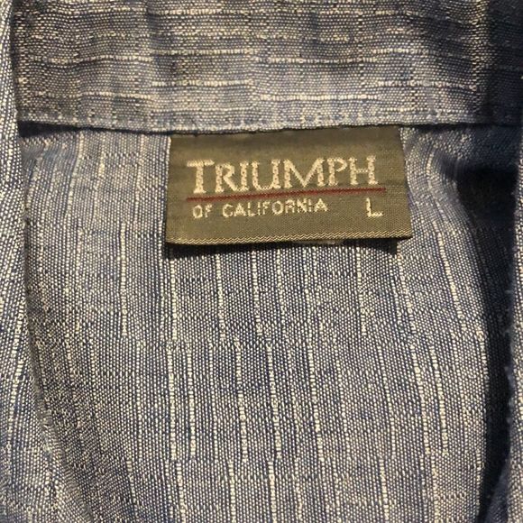 VTG Made in USA TRIUMPH of California Button Front Shirt - Picture 4 of 5
